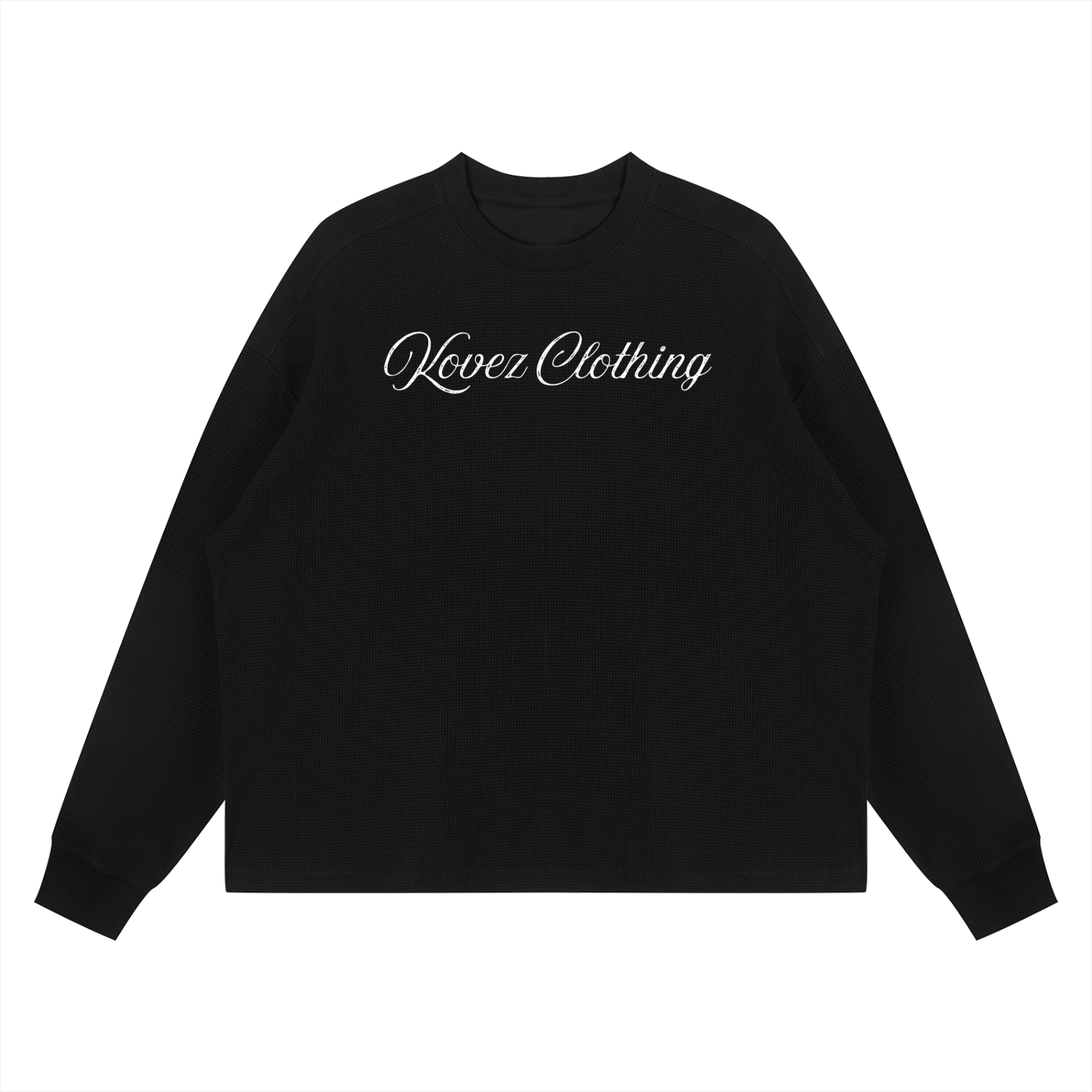 Unisex Waffle Boxy Long Sleeve T-Shirt